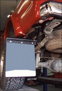 Frame Mounted Mud Flaps