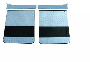 GO Industries - Ford Truck Diamond Plate Mud Flaps