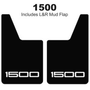 Classic Series Mud Flaps 20" x 12" - 1500 Mud Flaps Logo