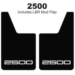 Classic Series Mud Flaps 20" x 12" - 2500 Mud Flaps Logo