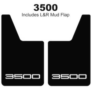 Classic Series Mud Flaps 20" x 12" - 3500 Mud Flaps Logo