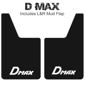 Classic Series Mud Flaps 20" x 12" - D MAX Mud Flaps Logo