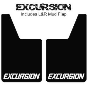 Classic Series Mud Flaps 20" x 12" - Excursion Mud Flaps Logo