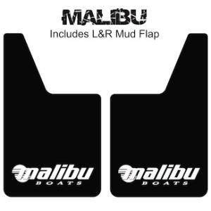 Classic Series Mud Flaps 20" x 12" - Malibu Mud Flaps Logo