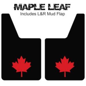 Classic Series Mud Flaps 20" x 12" - Maple Leaf Mud Flaps Logo