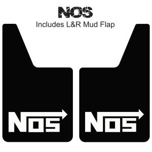 Classic Series Mud Flaps 20" x 12" - NOS Mud Flaps Logo