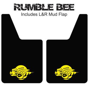 Classic Series Mud Flaps 20" x 12" - Rumble Bee Mud Flaps Logo