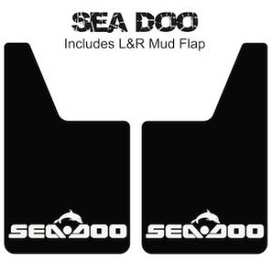 Classic Series Mud Flaps 20" x 12" - SEA DOO Mud Flaps Logo
