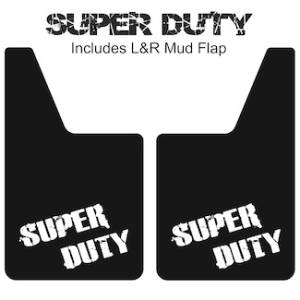 Classic Series Mud Flaps 20" x 12" - Super Duty Mud Flaps Logo
