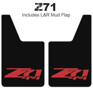 Classic Series Mud Flaps 20" x 12" - Z71 Mud Flaps Logo