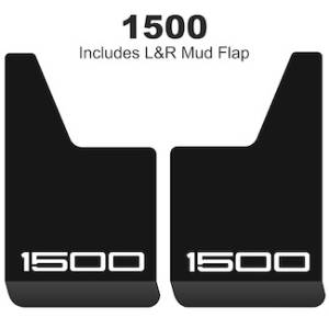 Contour Series Mud Flaps 19" x 12" - 1500 Logo