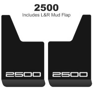 Contour Series Mud Flaps 19" x 12" - 2500 Logo