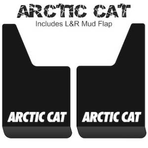 Contour Series Mud Flaps 19" x 12" - Artic Cat Logo