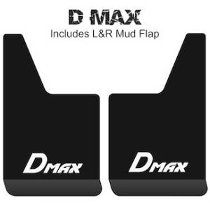 Contour Series Mud Flaps 19" x 12" - D MAX Logo