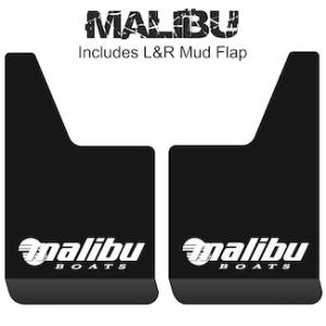 Contour Series Mud Flaps 19" x 12" - Malibu Logo