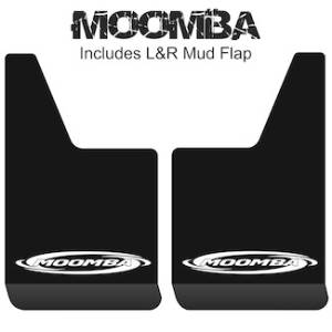Contour Series Mud Flaps 19" x 12" - Moomba Logo