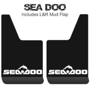 Contour Series Mud Flaps 19" x 12" - SEA DOO Logo