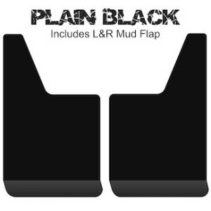 Contour Series Mud Flaps 19" x 12" - Plain Logo