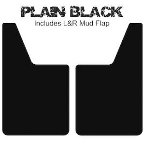 Classic Series Mud Flaps 20" x 12" - Plain Mud Flaps Logo