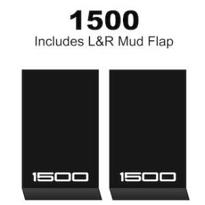 HD Contour Series Mud Flaps 22" x 13" - 1500 Logo