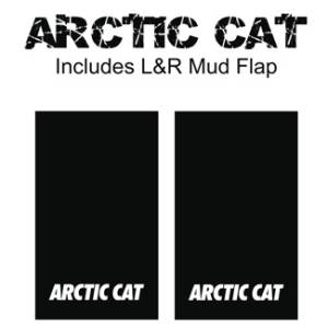 Heavy Duty Series Mud Flaps 22" x 13" - Artic Cat Logo