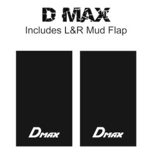Heavy Duty Series Mud Flaps 22" x 13" - D MAX Logo