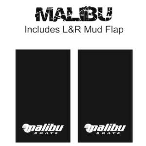Heavy Duty Series Mud Flaps 22" x 13" - Malibu Logo