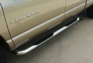 Cab Length Nerf Bars in Stainless steel - Chevy