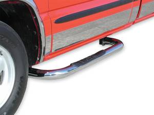 Cab Length Nerf Bars in Chrome - Chevy