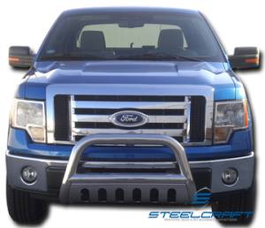 Grille Guards & Brush Guards - Steelcraft Grille Guards - 3" Bull Bar