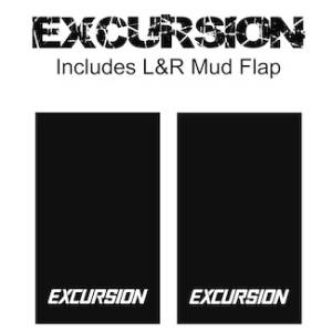 Proven Design - Heavy Duty Series Mud Flaps 22" x 13" - Excursion Logo