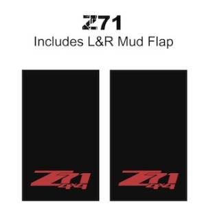 Proven Design - Heavy Duty Series Mud Flaps 22" x 13" - Z71 Logo