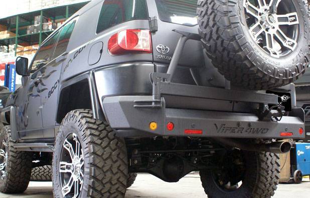 Vpr 4x4 Pt 010 C Rear Bumper With Tire Carrier Toyota Fj Cruiser