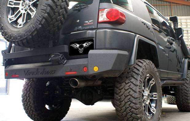 Vpr 4x4 Pt 010 C Rear Bumper With Tire Carrier Toyota Fj Cruiser