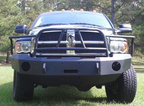 Hammerhead 600-56-0083 Winch Bumper with Full Grille Guard Dodge RAM ...