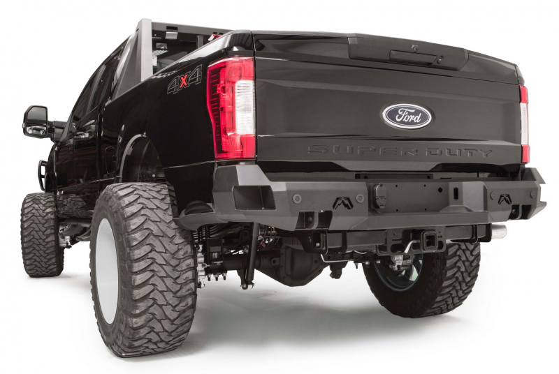 Fab Fours FS17-W4151-1 Rear Bumper with Sensors Ford Super Duty 2017-2018