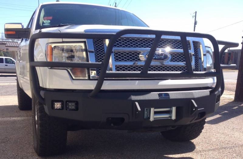 Hammerhead 600-56-0343 Front Bumper with Full Grille Guard and Square ...