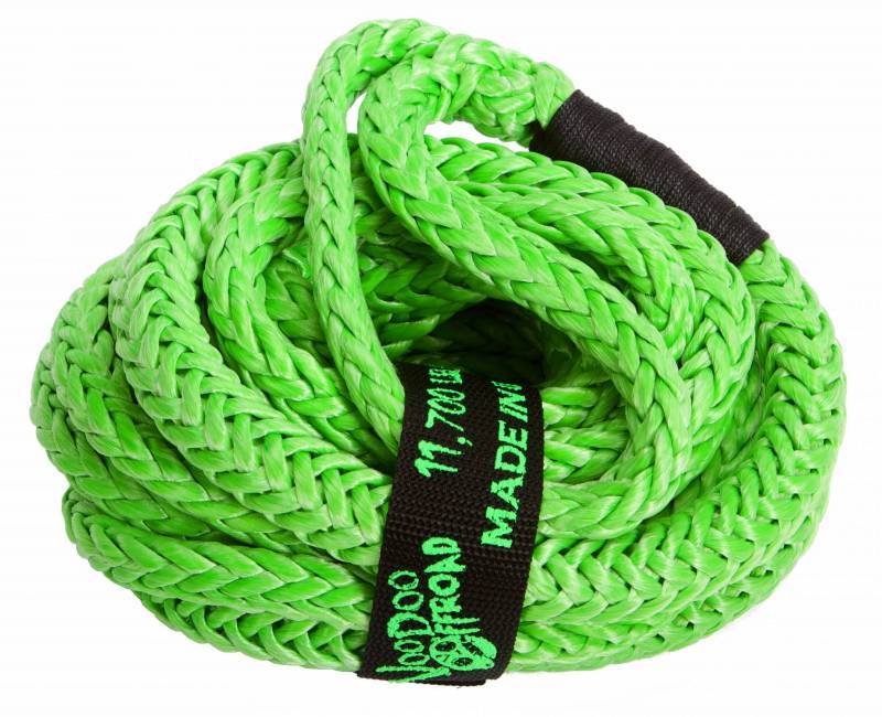 VooDoo Offroad 1300007 1/2 x 20' UTV Kinetic Recovery Rope Green