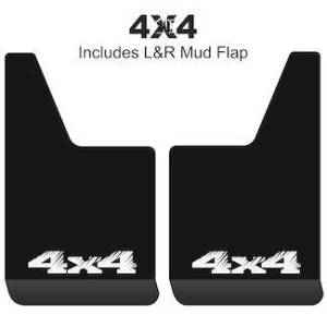 Contour Series Mud Flaps 19" x 12" - 4 X 4 - 1 Logo