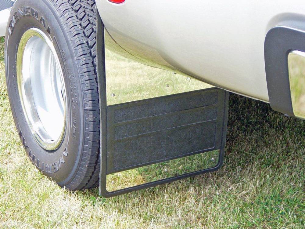 Diamond plate mud flaps ford #7