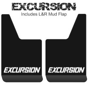 Contour Series Mud Flaps 19" x 12" - Excursion Logo