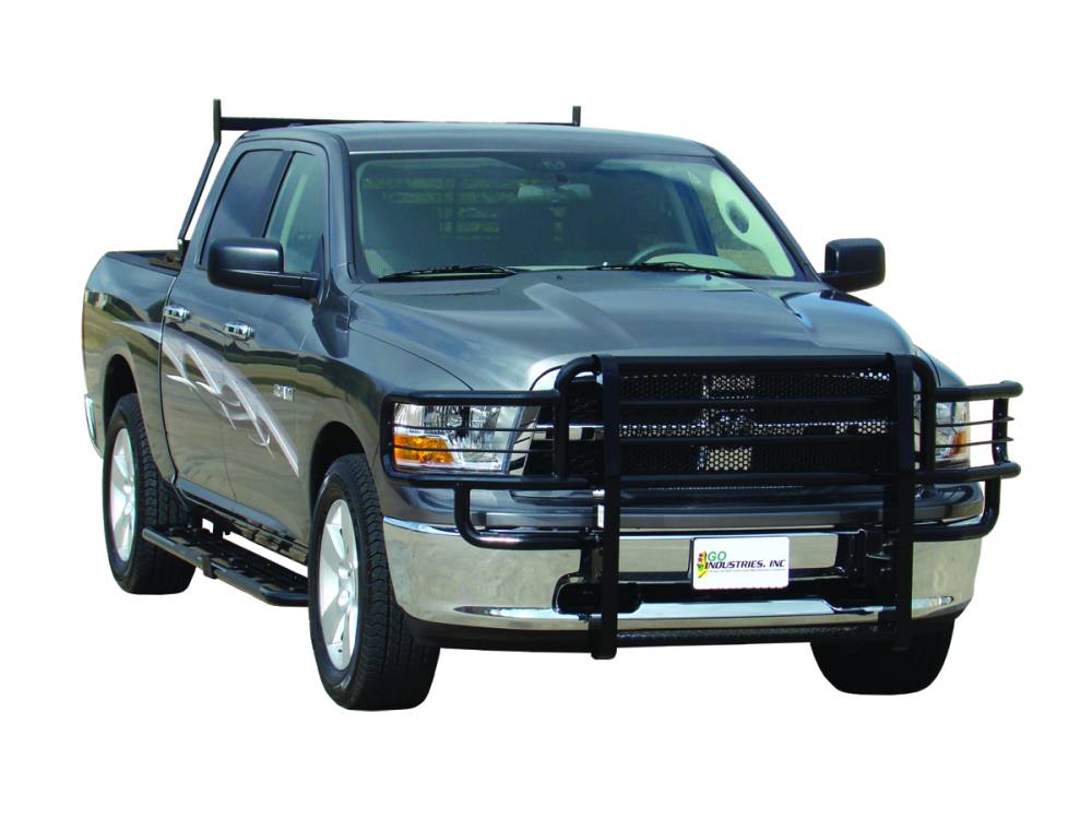 Go Industries 46664 Black Rancher Grille Guard Dodge Ram 2500/3500 Best Grill Guard For Ram 3500