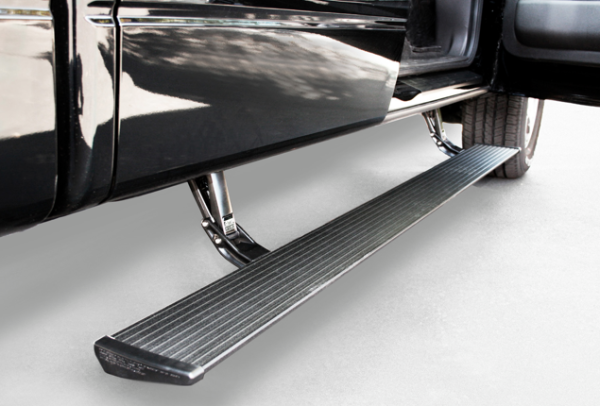 AMP Research - AMP Research 76147-01A PowerStep with Light Kit by Bestop GMC Sierra Crew/EXT Cab Diesel 2015-2016