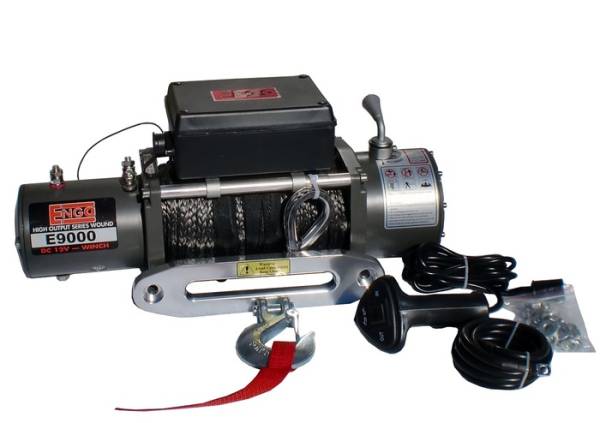 ENGO Winch - ENGO 77-09000S E9000S 9K Winch with Synthetic Rope