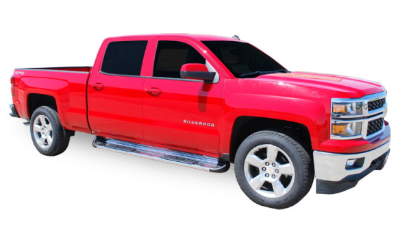 Luverne - Luverne 480743/581443 Stainless Steel Running Boards Chevy/GMC 1500 Crew Cab 2014-2015