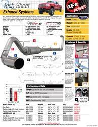 aFe Power - aFe Power 49-13005 LARGE Bore HD Turbo-Back Exhaust System