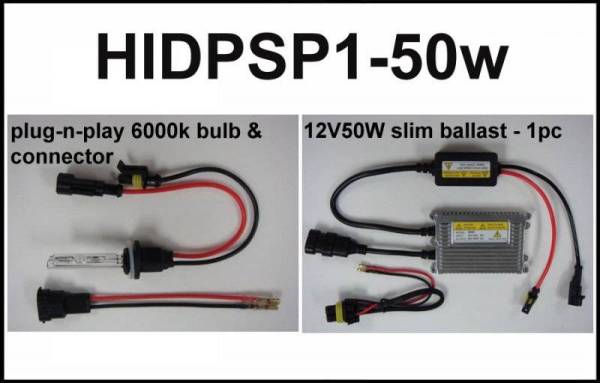 Eagle Eye Lights - Eagle Eye Lights HIDPSP1-50W 2005-2012 Polaris Sportsman 50W HID Upgrade 1 Bulb Kit Kit