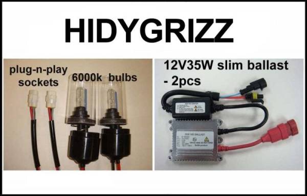 Eagle Eye Lights - Eagle Eye Lights HIDYGRIZZ 2002-2012 Yamaha Grizzly 35W HID Fits Most 350 450 and 660 Models Kit