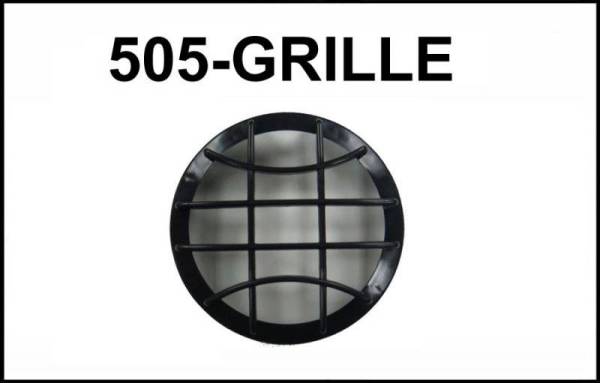 Eagle Eye Lights - Eagle Eye Lights CV-505-GRILL Black Grille Guard for 4 31/32" HID505 and Non-HID HG505 Lights with Wording "HID" Each