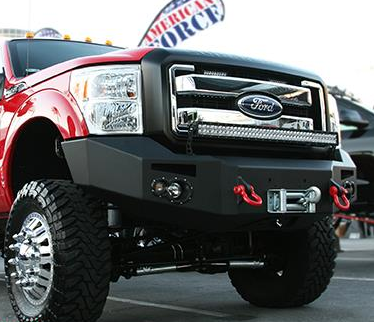 Fab Fours - Fab Fours FS11-A2651-1 Winch Front Bumper Ford F450/F550 2011-2016